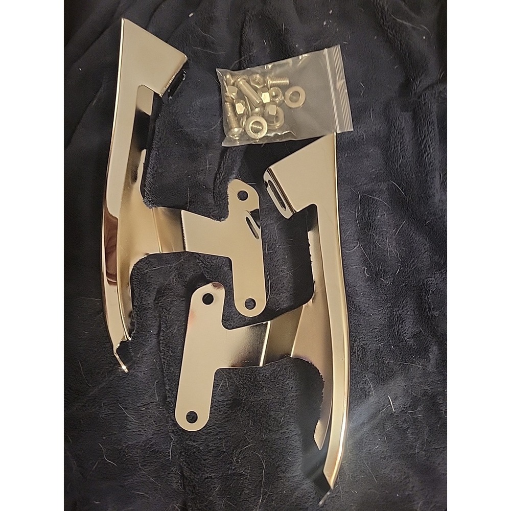 Chrome Rear Fender Saddlebag Filler Panel Strips 𝟐𝟎𝟎𝟗-𝟐𝟎𝟏𝟑 𝐇𝐚rley